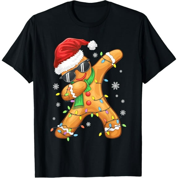 Dabbing Gingerbread Christmas Funny Xmas Dab T-Shirt