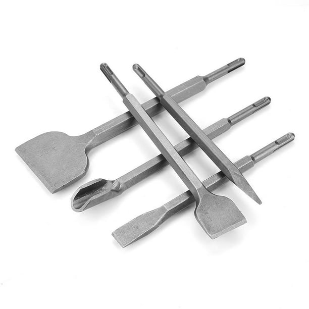 Ccdes Rotary Hammer Chisel Bit,5pc Rotary Hammer Drill SDS+ Plus Bit
