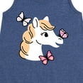 thumbnail image 3 of Instant Message - Horse Butterfly - Toddler & Youth Girls A-line Dress, 3 of 6