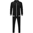 thumbnail image 2 of Tony Soprano Velvet Black Tracksuit Adult Costume - Mens XL, 2 of 6