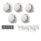 thumbnail image 1 of Detector De Humo Con Alta Cobertura Y Alarma Con Sonido 5pc Xtellar blanco, 1 of 3