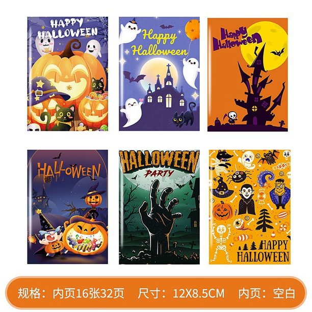 2025DIY Halloween pequeño libro calabaza regla suave Halloween nuevo borrador sacapuntas