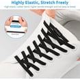 thumbnail image 3 of 2 pares Cordones de Silicona Cordones Elásticos para Adultos con 4 pares Shoelaces Hebilla Magnética Zapatillas Elásticas de Tenis Cordones Se Adapta a Todo Tipo de Zapatos, 3 of 6
