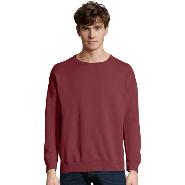 Hanes Men's ComfortWash Fleece Sweatshirt, Sizes S-3XL - Walmart.com