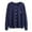 Dark Blue, variant on Sweaters for women Knit Cardigan With Bear Embroidery Autumn And Winter Style Round Neck Sweater Coat For Fashionable Ladies christmas sweater women