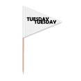 thumbnail image 1 of Drapeau de Cure-Dents Triangle Cupcake Toppers de Mardi, 1 of 3
