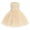 Champagne, variant on IBTOM CASTLE Toddler Little Flower Girls Princess Tulle Dress Sleeveless Floral Embroidery Tutu 3D Butterfly Back Bowknot For Wedding Birthday Party Evening Formal 2-3T Champagne