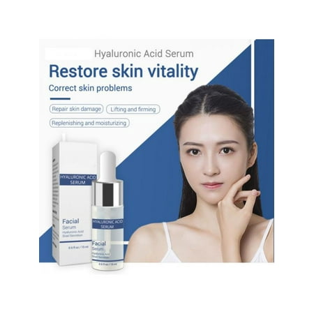Whitening Skin Repairing Essence - Hyaluronic Acid Snail Serum Whitening Anti-Aging Moisturizing Essence Repair Damaged Skin