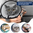 thumbnail image 5 of Soft Cat Cone, After Surgery Recovery for Cats & Kittens, Breathable, Adjustable Cat Cone to Stop Licking ,Foldable Water Resistant Cat Collar, Protective Collar for Kitten, for Cats Neck 7"-11.5",S, 5 of 7