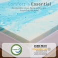thumbnail image 6 of 3''QUEEN Memory Foam Mattress Topper, Cooling Gel Mattress Topper CertiPUR-US Certified, 6 of 7
