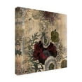 thumbnail image 3 of Trademark Fine Art Marcee Duggar Floral Collage Burgundy Bloom Canvas Wall Art - 18x18, 3 of 5