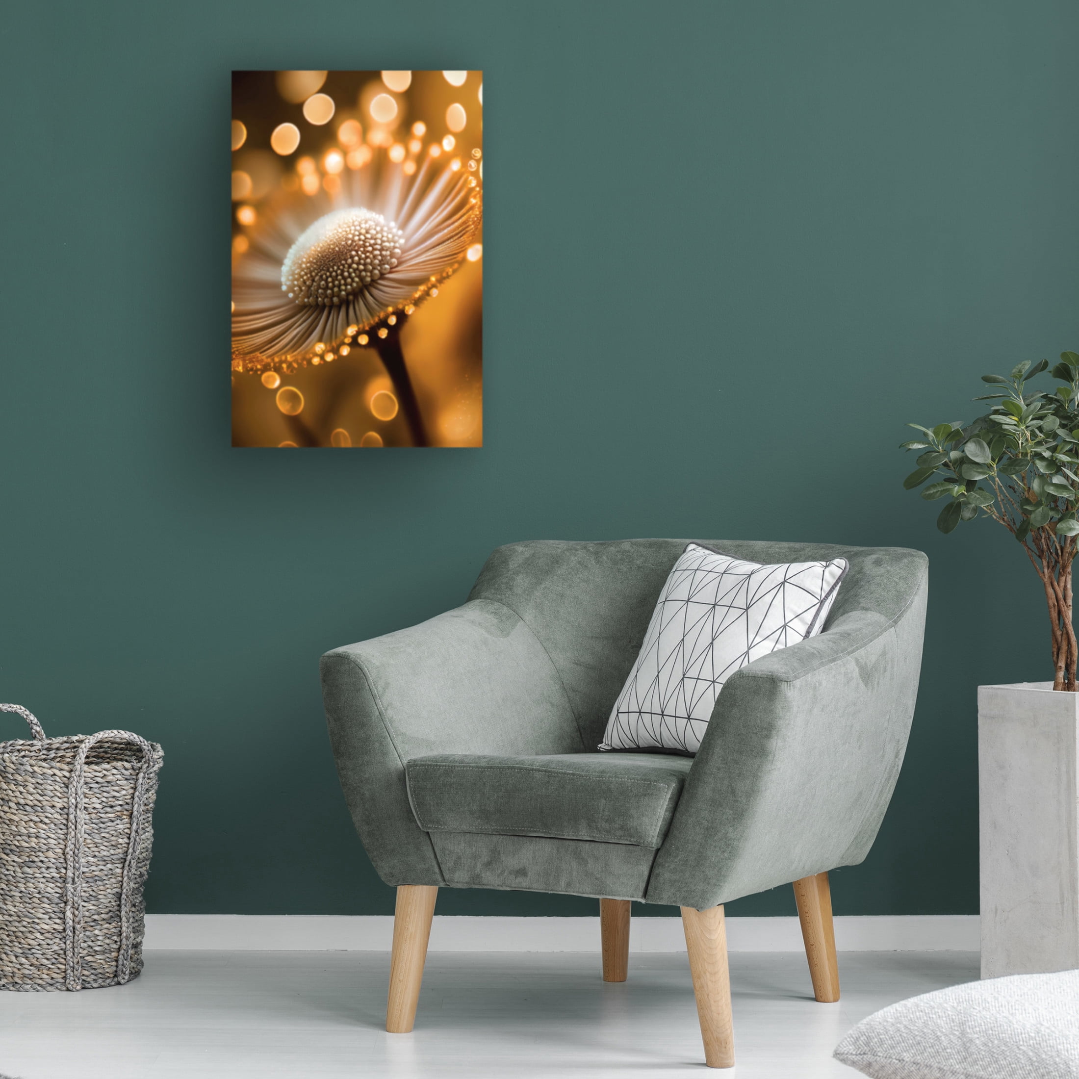 Canvas Wall Art - Treechild 'Golden Hour' Wall Art for Living Room, Bedroom, or Office D?cor by Trademark Fine Art - 30 x 47 Inches