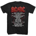 thumbnail image 3 of AC/DC Black Ice Tour Black Adult T-Shirt, 3 of 3
