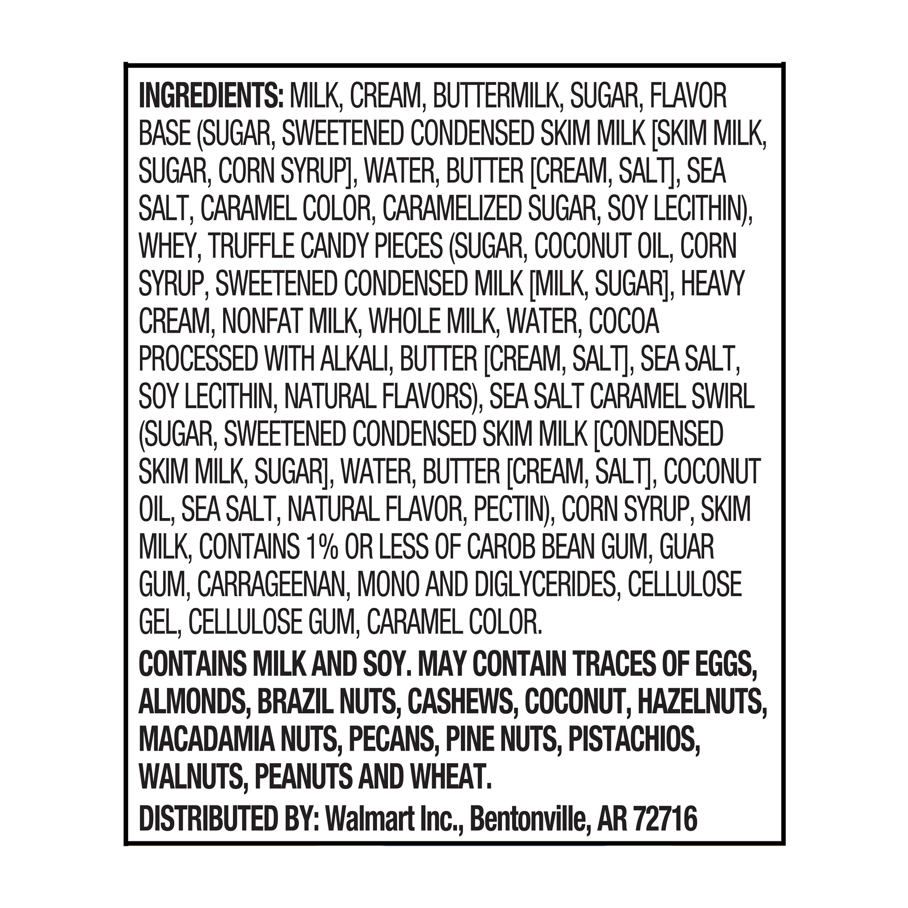 Great Value Sea Salt Caramel Ice Cream, 48 fl oz