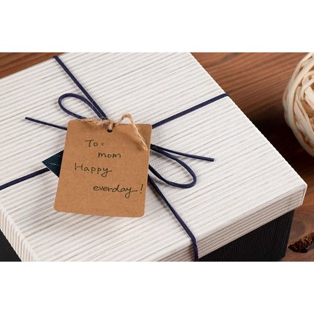 Gift Tags - 200-Pack Kraft Paper Tags, Merchandise Tags, Writable Tags, Craft Hang Labels, Name ...