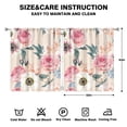 thumbnail image 2 of Floral Privacy Curtains 52x63 Inch Rod Pocket Blackout Drapes 2 Panels for Bedroom and Comfortable Shade, 2 of 2