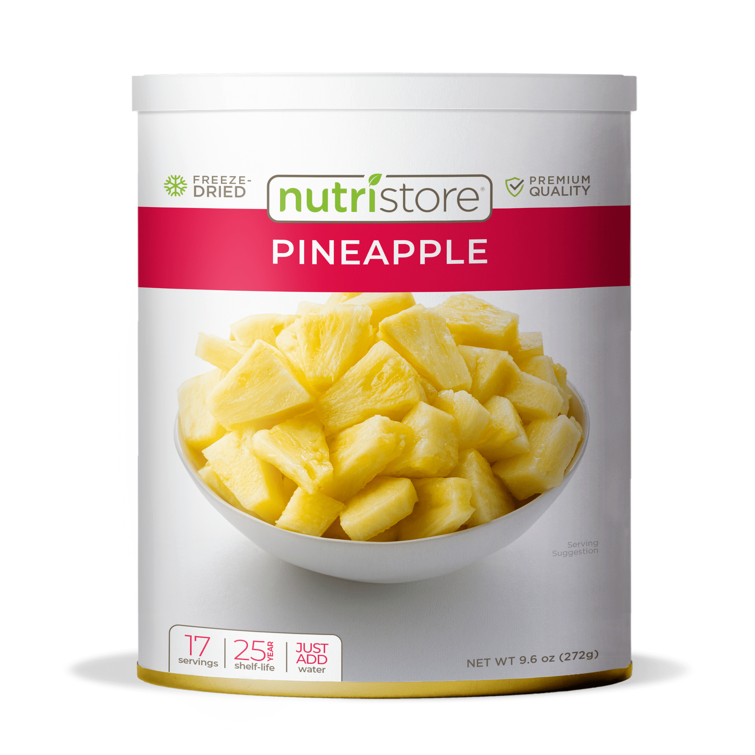 Nutristore FreezeDried Pineapple No. 10 Can