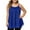 Dark Blue, variant on QUINDOS Tank Tops for Women 2025 Cotton Summer Dark Blue Yoga Fashion Chiffon Sleeveless Vest Ladies Camis Solid Tank Tops Camisoles for Women