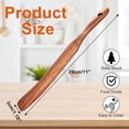 thumbnail image 2 of MKEUDQ-Wooden Sourdough Spatula for Cooking 11 Inch, Sourdough Spurtle with Hanging Hole, Spurtles Kitchen Tools Fermentation Use Wood Spatula, 2Pcs, 2 of 2