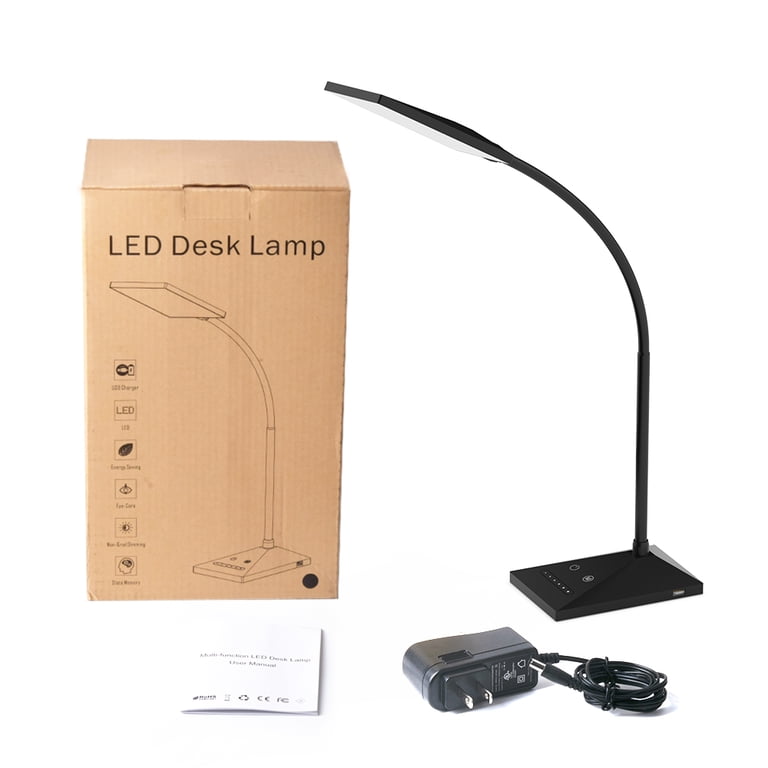 Topesel Dimmable LED Desk Lamp with USB Charging Port photo 4
