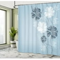thumbnail image 4 of Ambesonne Art Shower Curtain, Fantasy Bridal Garden Spring, 69"Wx70"L, Baby Blue, 4 of 4