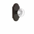 thumbnail image 3 of Grandeur Bordeaux Crystal Door Knob with Arc Plate, 3 of 6
