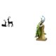 thumbnail image 1 of Estatua de reno, figura de ciervo de resina, estatua de , adorno de animal con detalles delicados, adecuada para oficina, sala de estar, dorm, 1 of 8