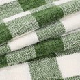 thumbnail image 6 of REGALWOVEN Chenille Throw Blankets with Fringe Tassel, Plaid Velvety Soft Throws  for Couch Sofa Chair Bed Living Room Fern Green and White Throw, 6 of 8