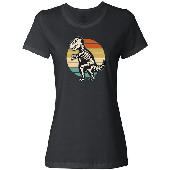 Inktastic Dinosaur Skeleton Halloween Women's T-Shirt