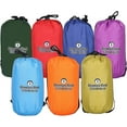 thumbnail image 7 of Adventure World Globotrekker Lightweight Backpack Poncho (Multiple Color Options Available) (Sky Blue), 7 of 7