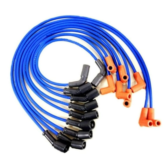 Spark Plug Wire Set for 5.0, 5.7, 6.2 Mercruiser and Volvo Penta with Flat Cap Distributors by FASWORX