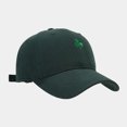 thumbnail image 4 of GDREDA Men's Hat Three Leaves Pattern Baseball Cap Tongue Outdoor Sun Hat，Green, 4 of 8