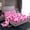 Hot Pink 02, variant on Manfei Love Heart Twin Sheet Sets for Teen, Romantic Cartoon Twin Fitted Sheet, Pink Buffalo Plaid Flat Sheet, Luxury Bedroom Decor, 3-Piece