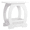 White | A, variant on GZXS 17.3" Outdoor End Table, Modern Side Table with Storage, Night Stand for Living Room, Patio, Garden, Deck, Backyard, White