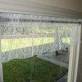 thumbnail image 2 of Floral Lace Window Valance 58 Inch Wide White, 2 of 3