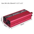 2000W DC 12V To AC 110V Power Inverter Converter W/ Dual Outlets For