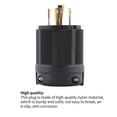 thumbnail image 5 of Riwesomey Enchufe de generador de bloqueo giratorio 30A 125v-250v Instalación rápida Durable Antideslizante Cable resistente a la corrosión Conector de Artesanía Riwesomey TO004798-00, 5 of 5
