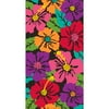 Mainstays Hibiscu Garden Black Beach Towel