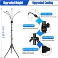 thumbnail image 3 of Humidifier Device 2026 Adjustable Outdoor System Free Standing Water for Outside Patio Portable Sprinklers Hose Attachment Kit in Backyard Summer Cooler Spray Tubes Tool and Canopy Tent Air Humidifie, 3 of 9