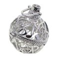 thumbnail image 1 of relayinert Perles Cage Médaillon Pendentif Réglages Collier Lotus pour Bricolage Argent Type B 1ensemble, 1 of 6