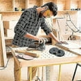 thumbnail image 5 of 2 Pieces 125mm Replacement Orbital Sanding Pad 8 Hole Hook And Loop Sanding Pad (blue), 5 of 5