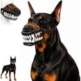 thumbnail image 7 of Halloween Monster Dog Muzzle with Teeth, Scary Muzzle for Dogs with Adjustable Straps, Dog Muzzle for Small Medium Large Dogs, Cosplay Party Costume, 7 of 7