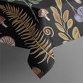 thumbnail image 5 of Red Mushroom Flower Black Pattern Square Tablecloth,Waterproof Square Table Cover,Wipeable Spillproof Washable Table Cover for Home Kitchen Party Decor 52"x52"(132x132cm), 5 of 6