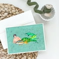 thumbnail image 2 of Black Headed Merman Greeting Cards and Envelopes Pack of 8, 2 of 2