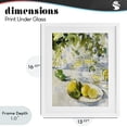 thumbnail image 4 of Stupell Industries Traditional Meringue Lemons Table Spread White Framed Print Under Glass, 13 x 16, by Annabelle Hall, 4 of 8