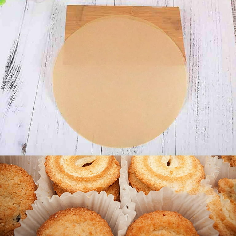 MODANU 100 Pcs Baking Parchment Paper Round 10 inch Non-Stick