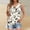 Beige, variant on 2026 Fashion Summer Plus Size Women's Tank Tops Fashionable Printed V-Neck Sleeveless