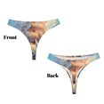 thumbnail image 3 of Balery Sailing Ship Ocean Sunset Tangas de Algodón para Mujer con Estampado – Ropa Interior Sexy, Transpirable, G-string-X-Small, 3 of 6