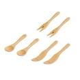 thumbnail image 2 of Maison du Fromage Reusable Charcuterie Serving Tools, Burnished Bamboo, 6-Piece Set, 2 of 5