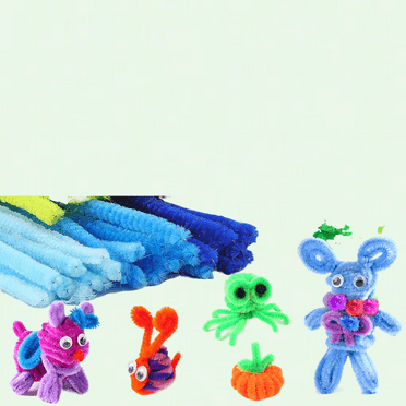 Pipe Cleaners, 200pcs 12-Inch Craft Pipe Cleaners with 20 Assorted Colors, DIY Art Craft Chenille Stems